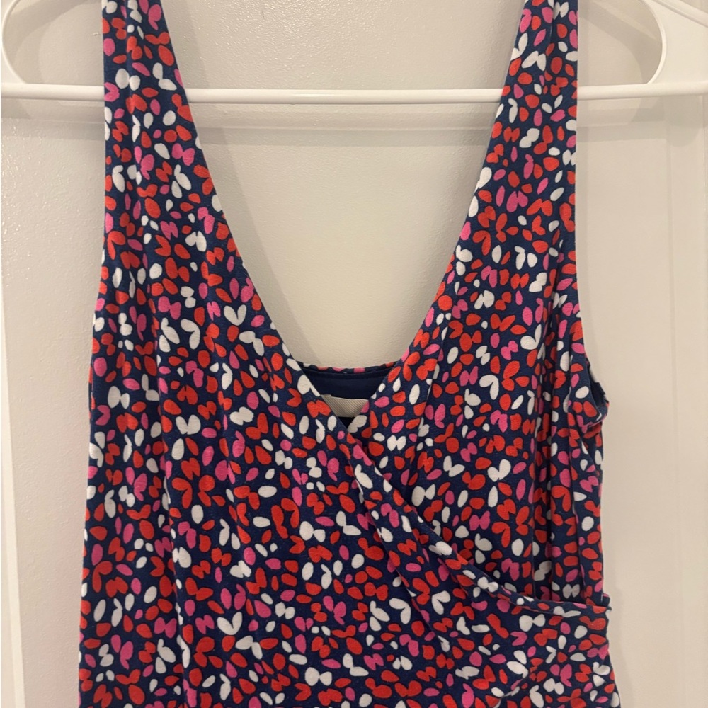 Boden Multicolor Patterned Midi Dress - Picture 2 of 4